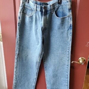 Carhartt Relaxed Blue Jeans with Classic Stitching 38 X 34